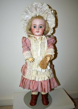 Antique 21 " Dep German Bisque Doll