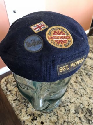 Vintage Beatles Hat Beret Sgt Peppers Lonely Hearts Club Band Rare Estate Find