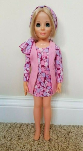 Vintage Ideal Crissy Family doll KERRY 18 inch with clothes 3