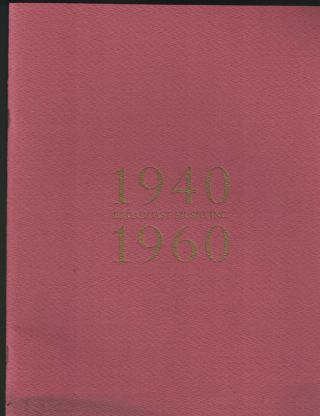 Bmi Twenty Years Of Service To Music 1960 Booklet Miles Davis Hank Williams