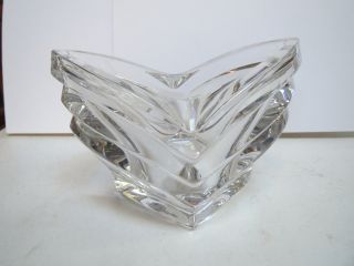 Mikasa Art Deco Tulip Crystal Votive / Candle Holder 3 1/4 Inches Tall