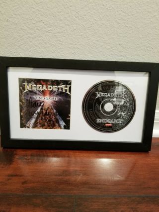 Megadeth Endgame Cd Dave Mustaine Autographed Framed