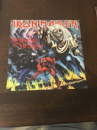 Iron Maiden Number Of The Beast Poster Flat 12x12