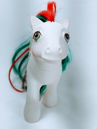 Vintage G1 Hasbro My Little Pony Merry Treat Christmas Pony Santa Claus 1984 3