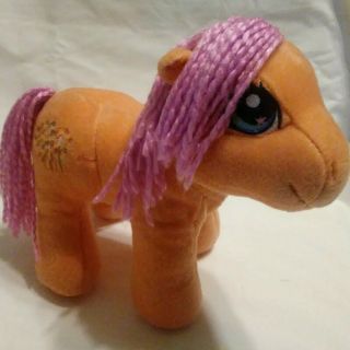Hasbro 2004 My Little Pony 9 " Mlp Sparkleworks Toy Horse Plush Stuffed Animal