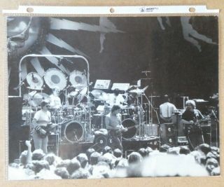 Grateful Dead " Year At A Glance " Photo Set List From 1985 Garcia