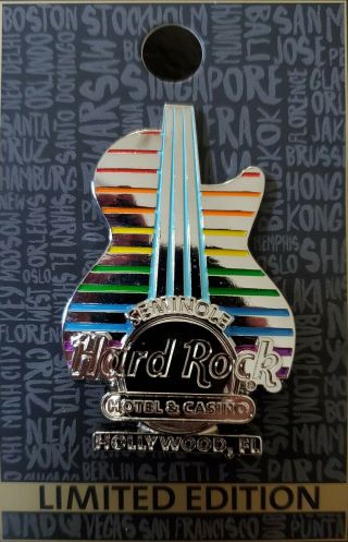 Hard Rock Hotel Hollywood Fl Guitar Tower Gay Pride 2020 Pin