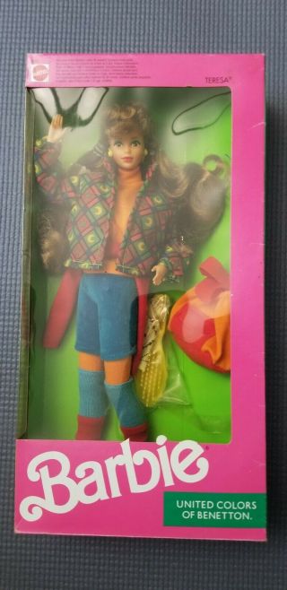 1990 United Colors Of Benetton Teresa (barbie) Doll