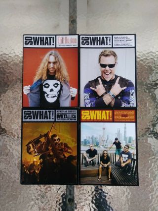 Metallica So What Magazines Vol.  20 Issues 1 - 4