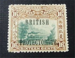 Nystamps British North Borneo Stamp 123 Og H $150 Appears