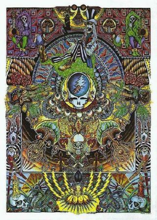 Grateful Dead Collage Poster Art Print