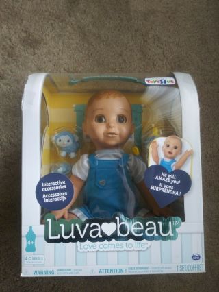 Luvabella Blonde Boy Baby Doll Interactive Factory