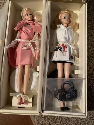 Silk Stone Barbie Dolls:trench Setter/moviemixer