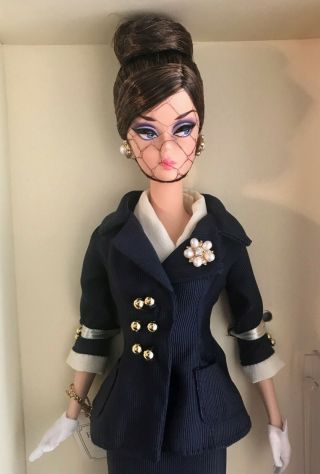 Boater Ensemble Barbie Doll 2013 Bfmc Club Exclusive Nrfb Silkstone,  Gold Label