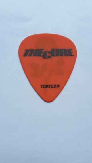 Guitar Pick The Cure Orange Of The Show In Mexico City