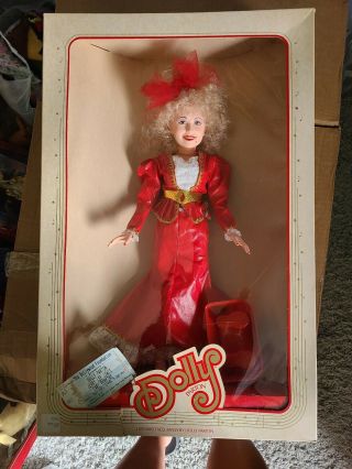 Rare Dolly Parton 1984 Vinyl 18 " Doll Live In Concert Eegee Golderger W/ticket