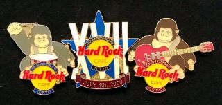 Hard Rock Cafe Tokyo 17th Anniversary Pin Set
