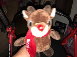 12 " Rudolph The Red Nosed Reindeer Animated Dan Dee Plush Dances And Sings