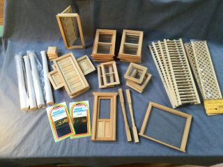 All The Parts To Build A Doll 1:12 Scale Doll House
