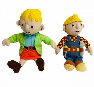 Bob The Builder And Wendy 6” Plush Stuffed Toys