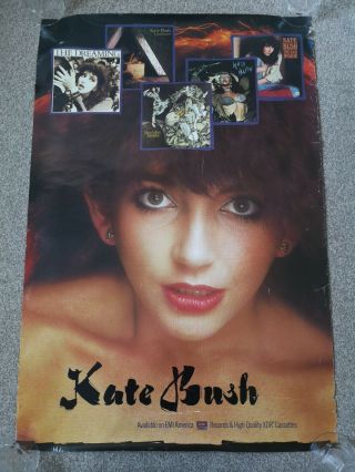 Kate Bush Emi America Album Release Promo Poster Circa Early 1980s
