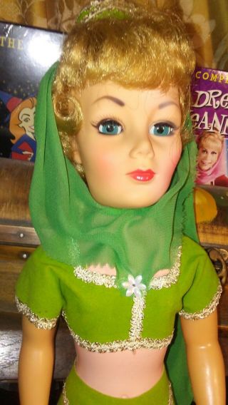 1966 I Dream Of Jeannie Doll Green Costume Libby Barbara Eden Genie Tv Character