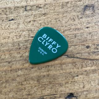 Green Biffy Clyro Only Revolutions Tour Guitar Pick Plectrum Simon Neil Band 2