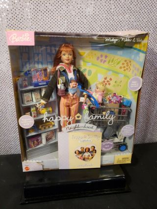 2004 Happy Family Neighborhood Midge Nikki & Baby Barbie Doll Set Mattel C5970
