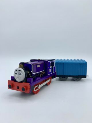 Thomas & Friends Train Engine Trackmaster Motorized Charlie W Blue Boxcar