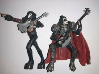 Kiss Creatures Of The Night Gene Simmons & Paul Stanley Figures By Mcfarlane Toy