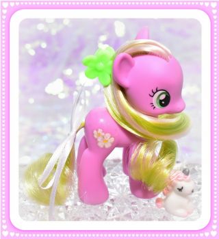 ❤️my Little Pony Mlp G4 3 " Brushable Flower Wishes Tru Glitter Favorites❤️