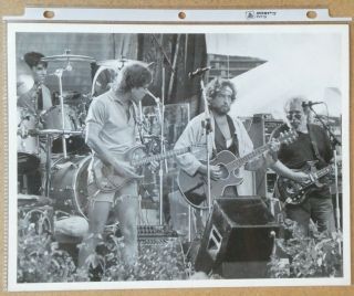 Grateful Dead " Year At A Glance " Photo Set List From 1987 Garcia Dylan
