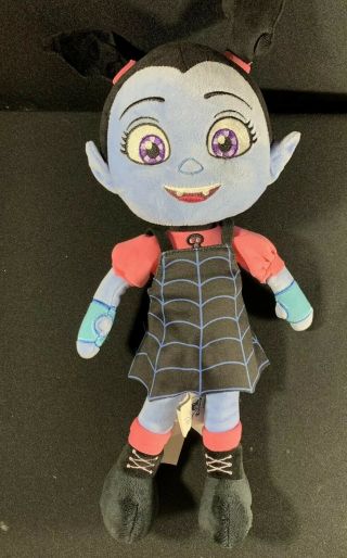 Disney Store Vampirina Bat Plush Stuffed Doll Vee Vampire Hauntley Family 16”