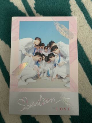 Seventeen Love & Letter Album W/ Joshua Bookmark,  Stamp Set,  2 Postcards