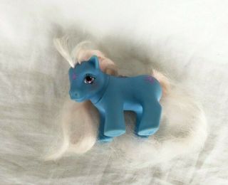 Rare Vintage 1988 G1 Hasbro My Little Pony Blue Butterfly Baby Glow Summer Wing