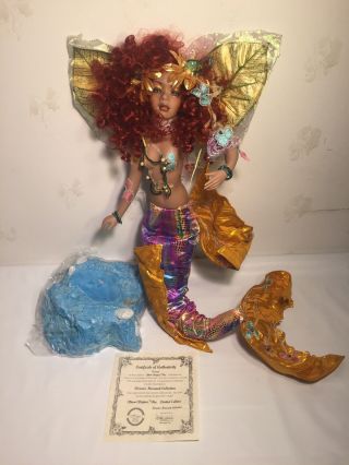 Very Rare Florence Maranuk Oona Mermaid Porcelain Doll Porcelain 40