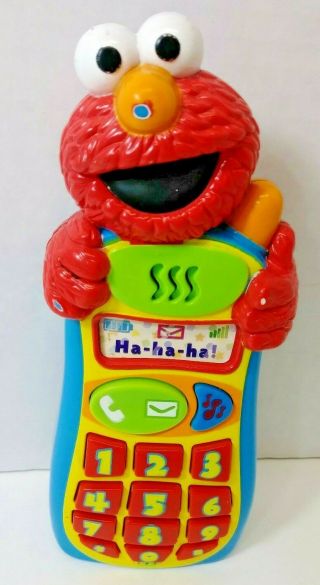 Mattel Sesame Street Elmo Knows Your Name Cell Phone Interactive Toy