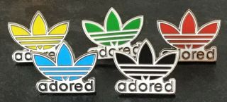 The Stone Roses Adored Enamel Pin Badge Set X 5 Colours - 10 Donated To The Nhs
