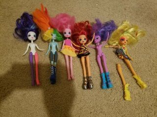 (5) Hasbro/my Little Pony Equestria Girls Dolls Toys