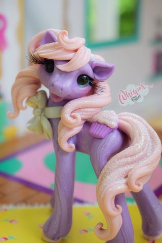 Whisper Fillies Sugar Bonbon Horse Pony Figurine Handmade Doll