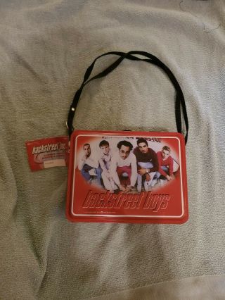 Backstreet Boys Larger Than Life Collectible Lunch Box 2000 W/ Tags