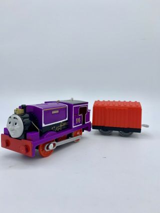 Thomas & Friends Train Engine Trackmaster Motorized Charlie W Red Boxcar