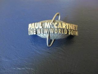 Paul Mccartney 1993 The World Tour Vintage Metal Lapel Hat Pin