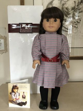 American Girl Early Pleasant Company Samantha In Meet Outfit & Box 1993