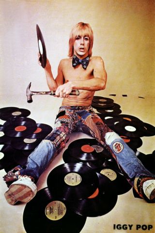 Iggy Pop 1978 (ultra Rare) Promo Poster Print