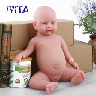 18  Full Body Waterproof Silicone Reborn Doll Lifelike Baby Girl Birthday Gifts