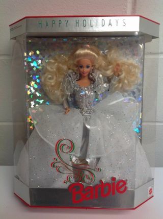 Happy Holidays Barbie 1992 Special Edition Red Top