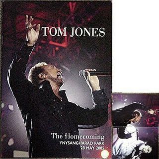 Tom Jones Homecoming Ynysangharad Park 2005 Tour Book Nos Official