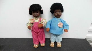 2 10 Inch Black Kathe Kruse Toddler Dolls Modell Hanne Kruse With Hang Tags