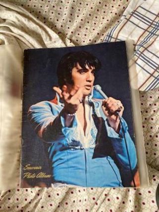 Vintage Elvis Presley Souvenir Photo Album Rca Records Concert Program Tour Book